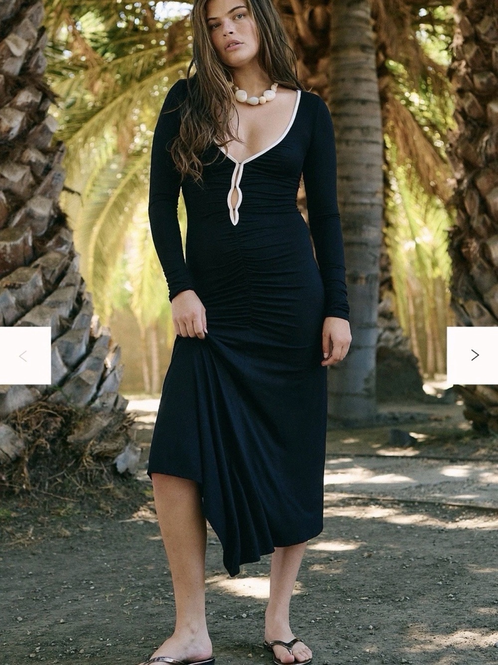 NWT WOMENS FREE PEOPLE Midnight Whisper Midi Dress BLACK SIZE XS